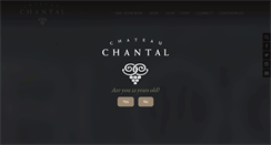 Desktop Screenshot of chateauchantal.com